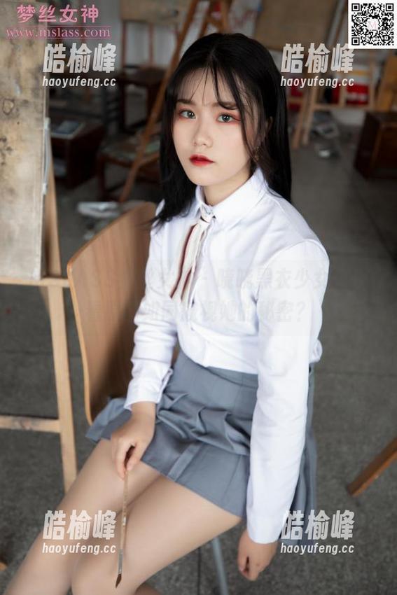MSLASS梦丝女神 - 晓晓黑衣少女，观看原图如同窥视她的秘密？