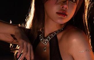 微密圈 - 于芷晴礼服原图：看她如何在光影中舞动！