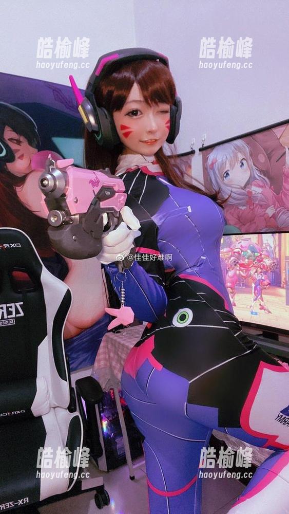 那些年我们一起追的COS：佳佳酱ovo的法式猫耳娘真是太上头了！