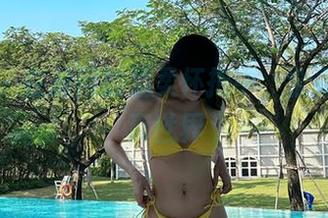 微密圈 - 在渔网的温柔怀抱中，金希儿的写真世界